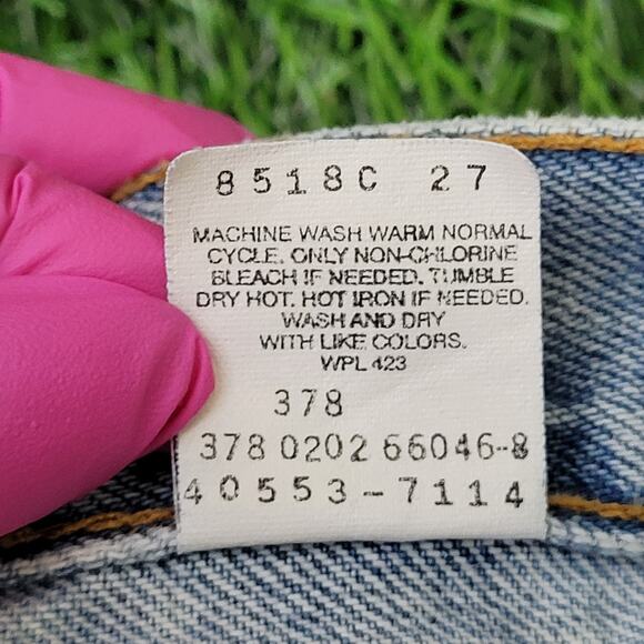 Vintage LEVIS 550 Extra-Baggy Jeans 35x29 Medium-Wash - Picture 5 of 16